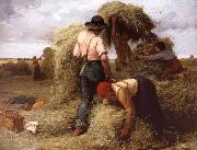 Julien  Dupre The Second Crop oil painting